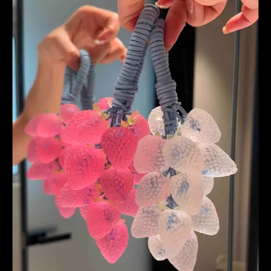 YY5967 Çilek Desenli 3D SABUN silikon Kalıp